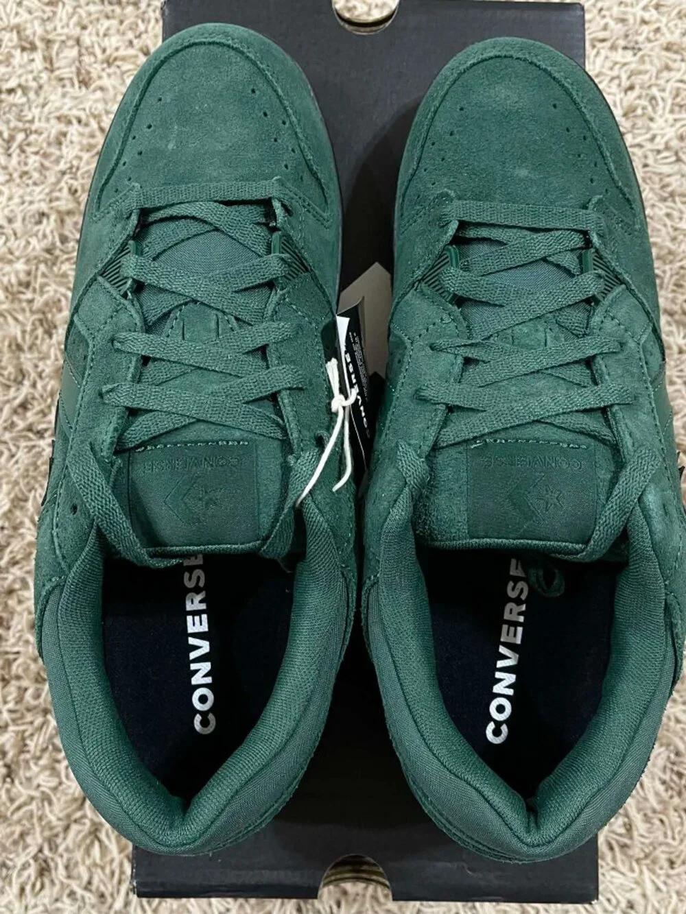 Converse Men's CL98 Suede Low Top Sneakers Shoes Green, Size 11 (New)